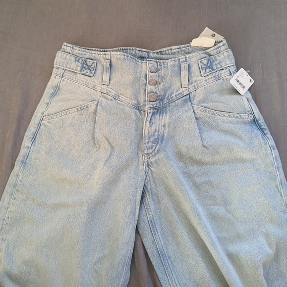 Free People Super Sweeper Wide Leg Flood Jeans - Picture 4 of 6